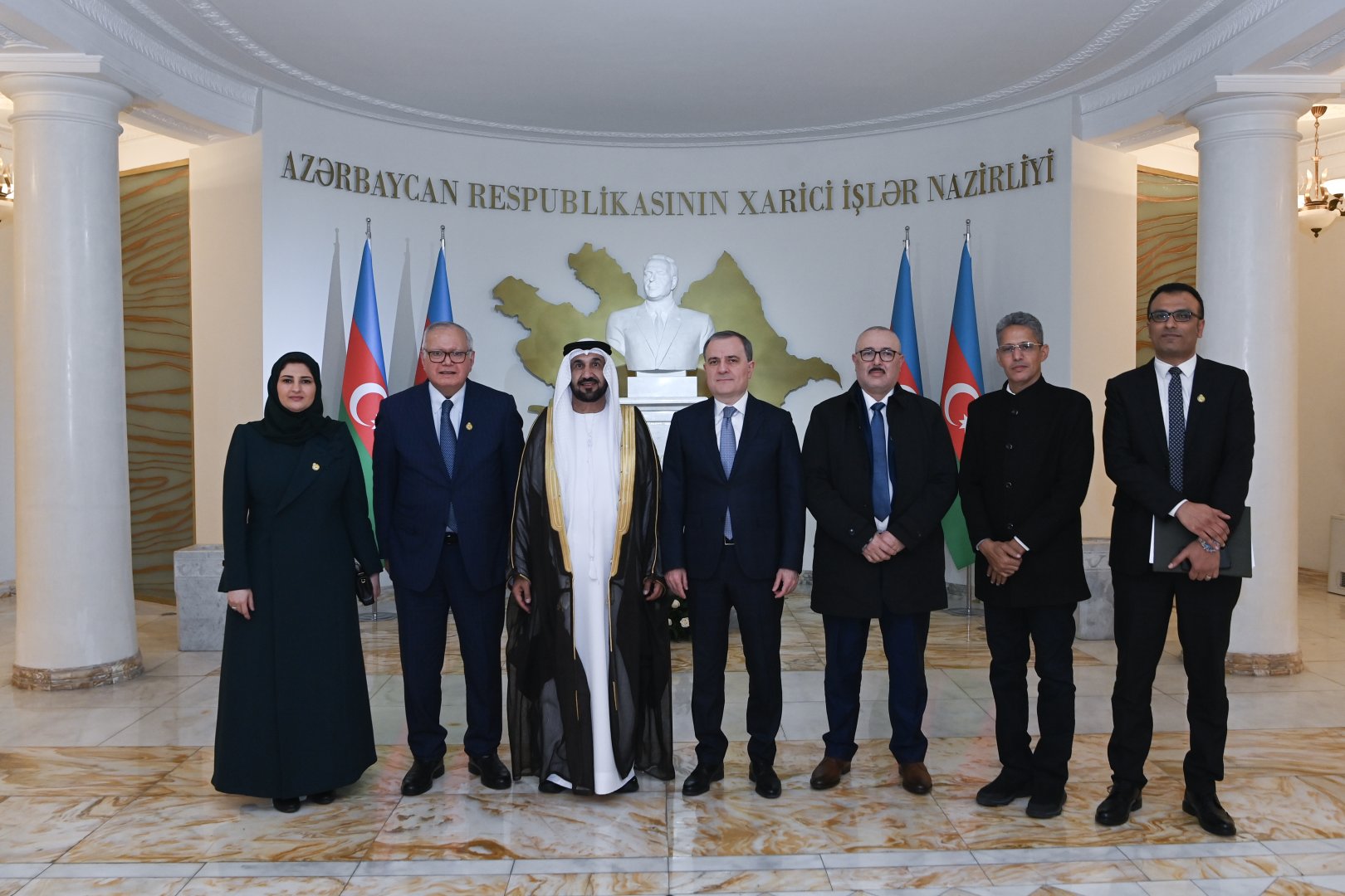 Azerbaijani FM, Arab delegation moot regional security in Middle East, S. Caucasus (PHOTO)