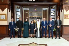 Speaker of Azerbaijani Parliament meets with President of Arab Parliament (PHOTO)