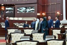 Speaker of Azerbaijani Parliament meets with President of Arab Parliament (PHOTO)