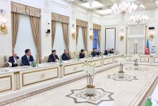 Speaker of Azerbaijani Parliament meets with President of Arab Parliament (PHOTO)