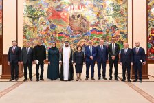 Speaker of Azerbaijani Parliament meets with President of Arab Parliament (PHOTO)