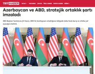 Signing of Azerbaijan-U.S. Strategic Partnership Charter in Turkish media spotlight (PHOTO)
