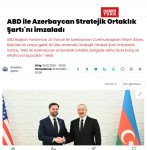 Signing of Azerbaijan-U.S. Strategic Partnership Charter in Turkish media spotlight (PHOTO)