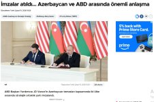 U.S. Vice President’s visit to Azerbaijan in world media spotlight (PHOTO)