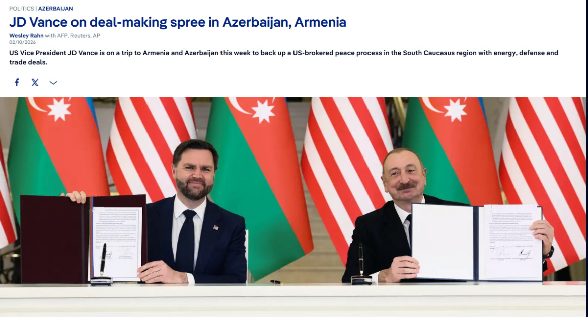 U.S. Vice President’s visit to Azerbaijan in world media spotlight (PHOTO)