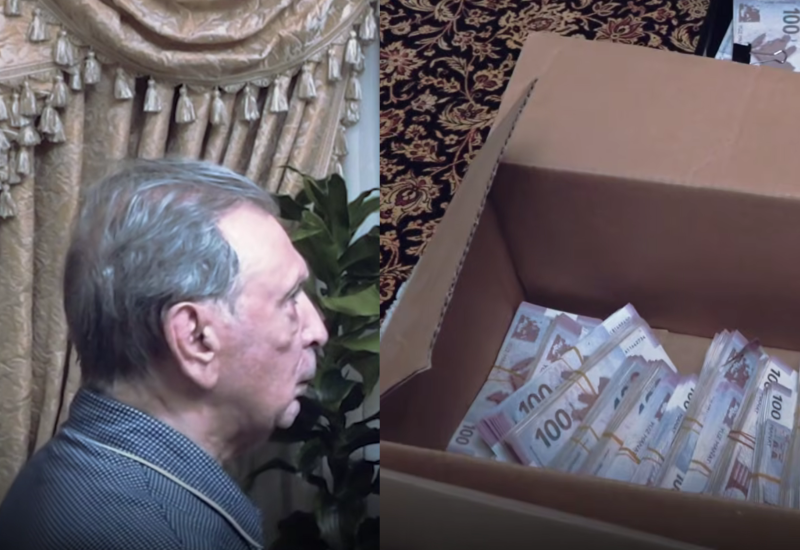 Azerbaijani authorities release footage of Ramiz Mehdiyev's home cash finding (PHOTO/VIDEO)