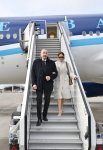 President Ilham Aliyev arrives in Germany (PHOTO)
