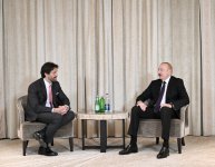 President Ilham Aliyev meets with Deputy Prime Minister of Slovakia in Munich (PHOTO/VIDEO)