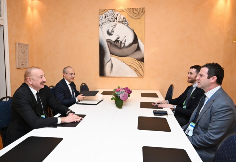President Ilham Aliyev meets with President for Global Affairs of The Goldman Sachs Group Inc.