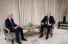 President Ilham Aliyev was interviewed by France 24 in Munich (PHOTO)