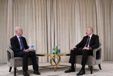President Ilham Aliyev was interviewed by France 24 in Munich (PHOTO)