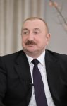 President Ilham Aliyev was interviewed by France 24 in Munich (PHOTO)