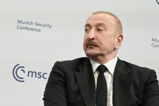 President Ilham Aliyev participates in panel discussion in Munich (PHOTO/VIDEO)
