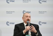 President Ilham Aliyev participates in panel discussion in Munich (PHOTO/VIDEO)