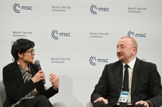 President Ilham Aliyev participates in panel discussion in Munich (PHOTO/VIDEO)