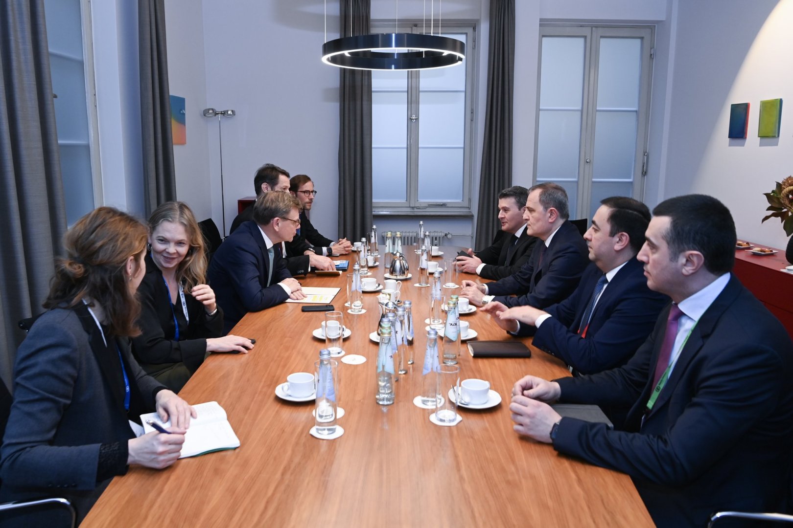 Azerbaijan and Germany FM's discuss bilateral ties (PHOTO)