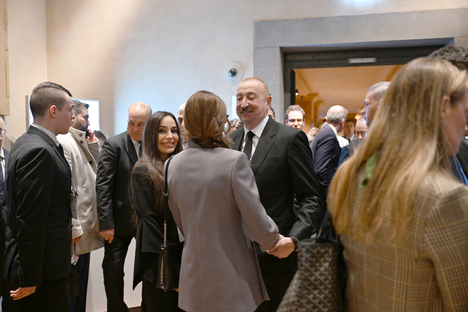President Ilham Aliyev participates in panel discussion in Munich (PHOTO/VIDEO)