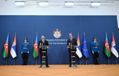 President Ilham Aliyev, President of Serbia make press statements (PHOTO/VIDEO)
