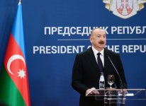 President Ilham Aliyev, President of Serbia make press statements (PHOTO/VIDEO)