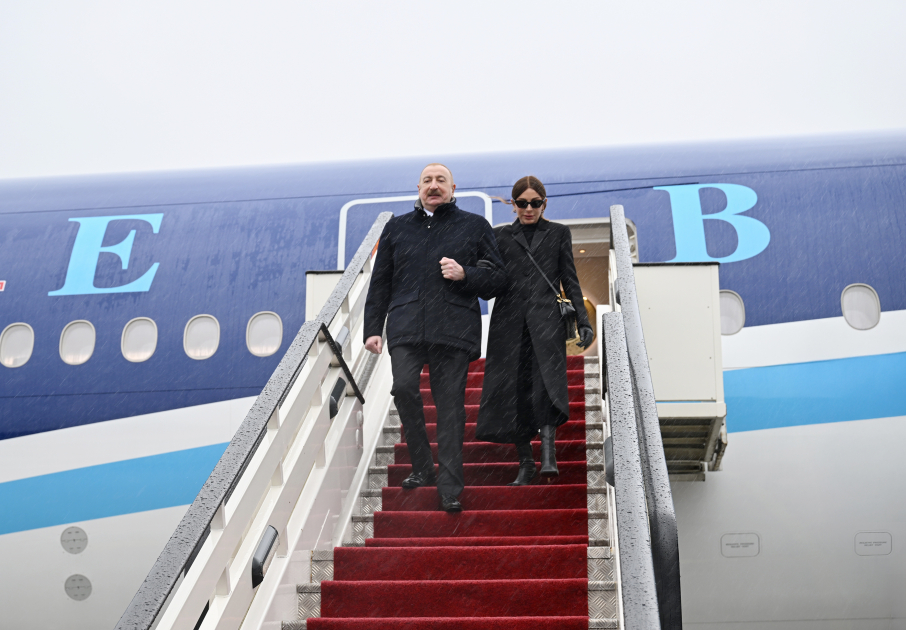 President Ilham Aliyev arrives in Serbia on official visit (PHOTO/VIDEO)