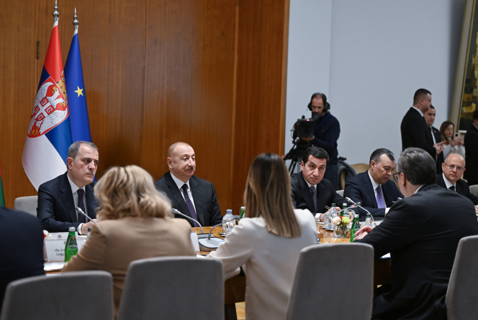 Belgrade hosts 1st meeting of Strategic Partnership Council between Azerbaijan and Serbia (PHOTO)