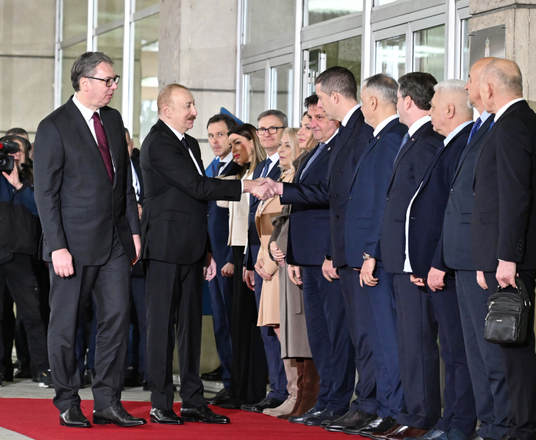 Belgrade hosts official welcome ceremony for President Ilham Aliyev (PHOTO)