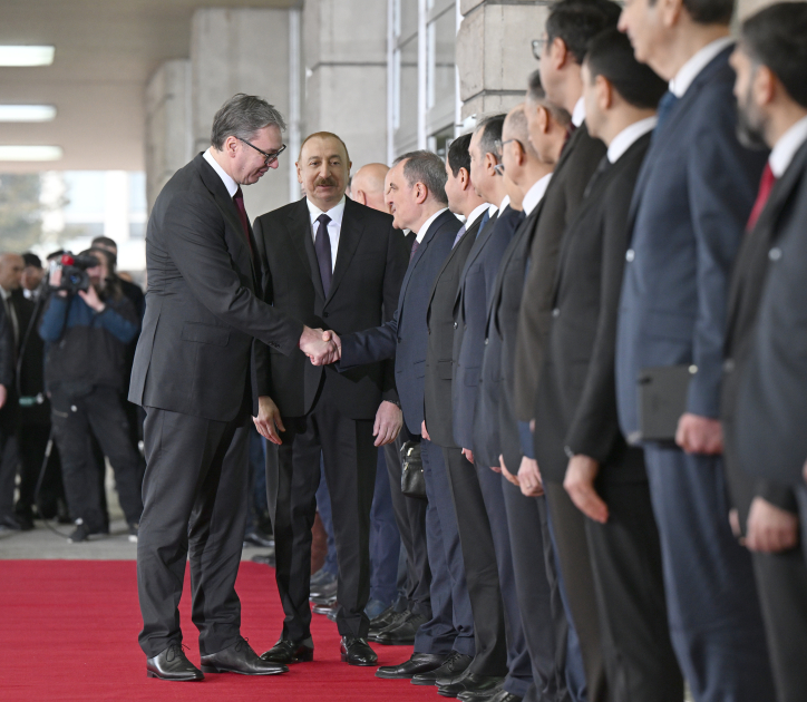 Belgrade hosts official welcome ceremony for President Ilham Aliyev (PHOTO)