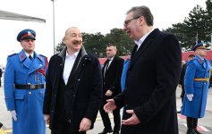 President Ilham Aliyev concludes visit to Serbia (PHOTO)