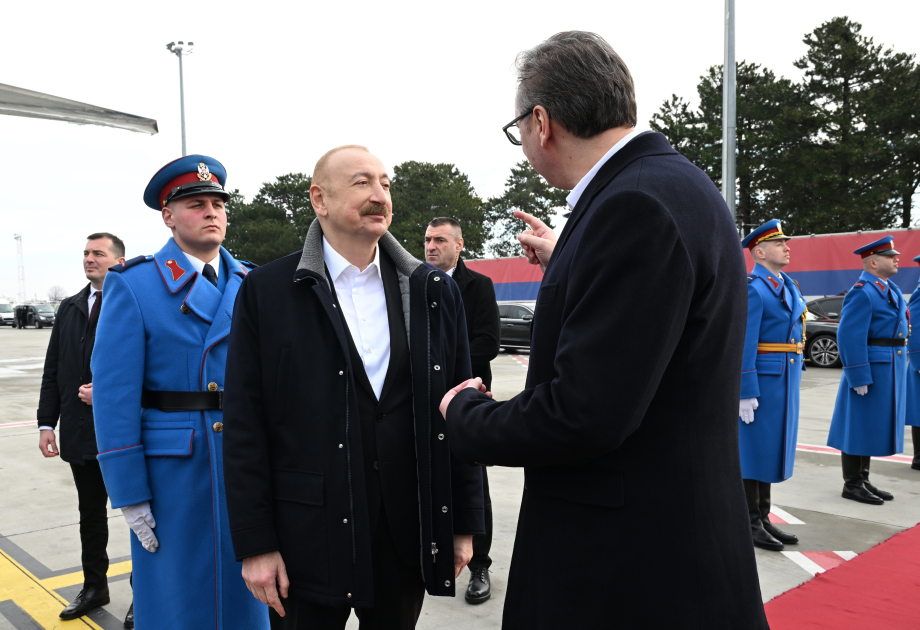 President Ilham Aliyev concludes visit to Serbia (PHOTO)