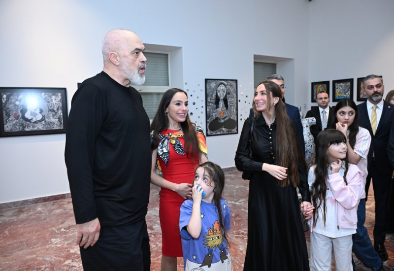 Leyla Aliyeva and Arzu Aliyeva attend MAMA “Mother Nature” international art exhibition in Tirana (PHOTO)