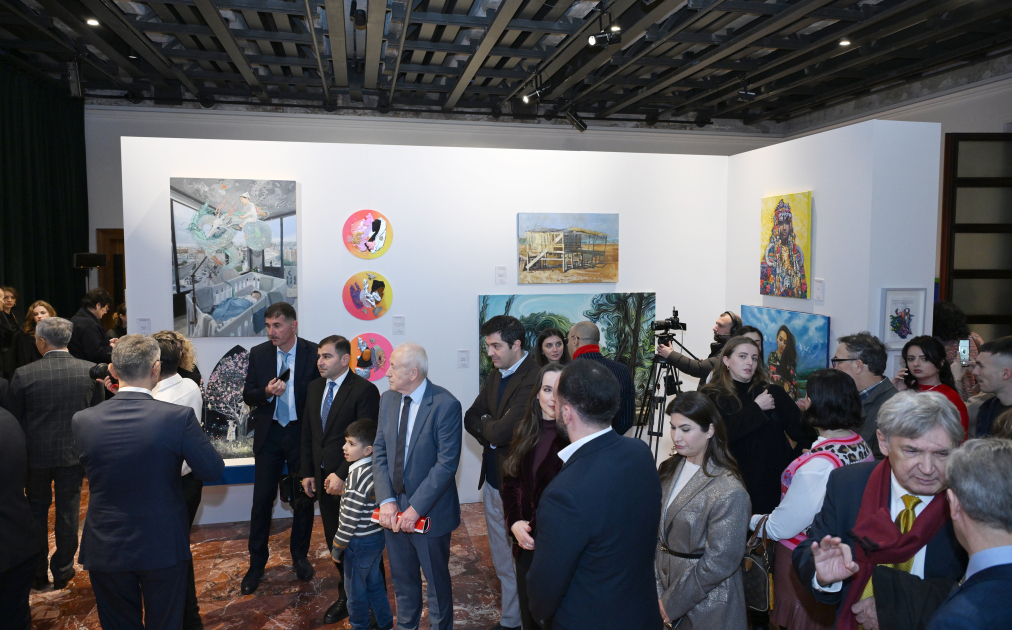Leyla Aliyeva and Arzu Aliyeva attend MAMA “Mother Nature” international art exhibition in Tirana (PHOTO)