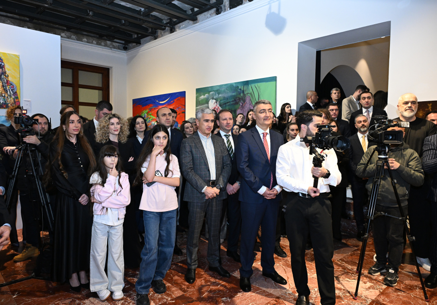 Leyla Aliyeva and Arzu Aliyeva attend MAMA “Mother Nature” international art exhibition in Tirana (PHOTO)