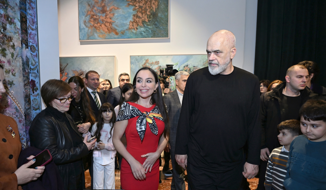 Leyla Aliyeva and Arzu Aliyeva attend MAMA “Mother Nature” international art exhibition in Tirana (PHOTO)