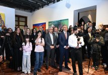 Leyla Aliyeva and Arzu Aliyeva attend MAMA “Mother Nature” international art exhibition in Tirana (PHOTO)