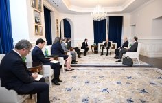 President Ilham Aliyev meets with CEO of American Israel Public Affairs Committee and other senior staff in Washington (PHOTO/VIDEO)