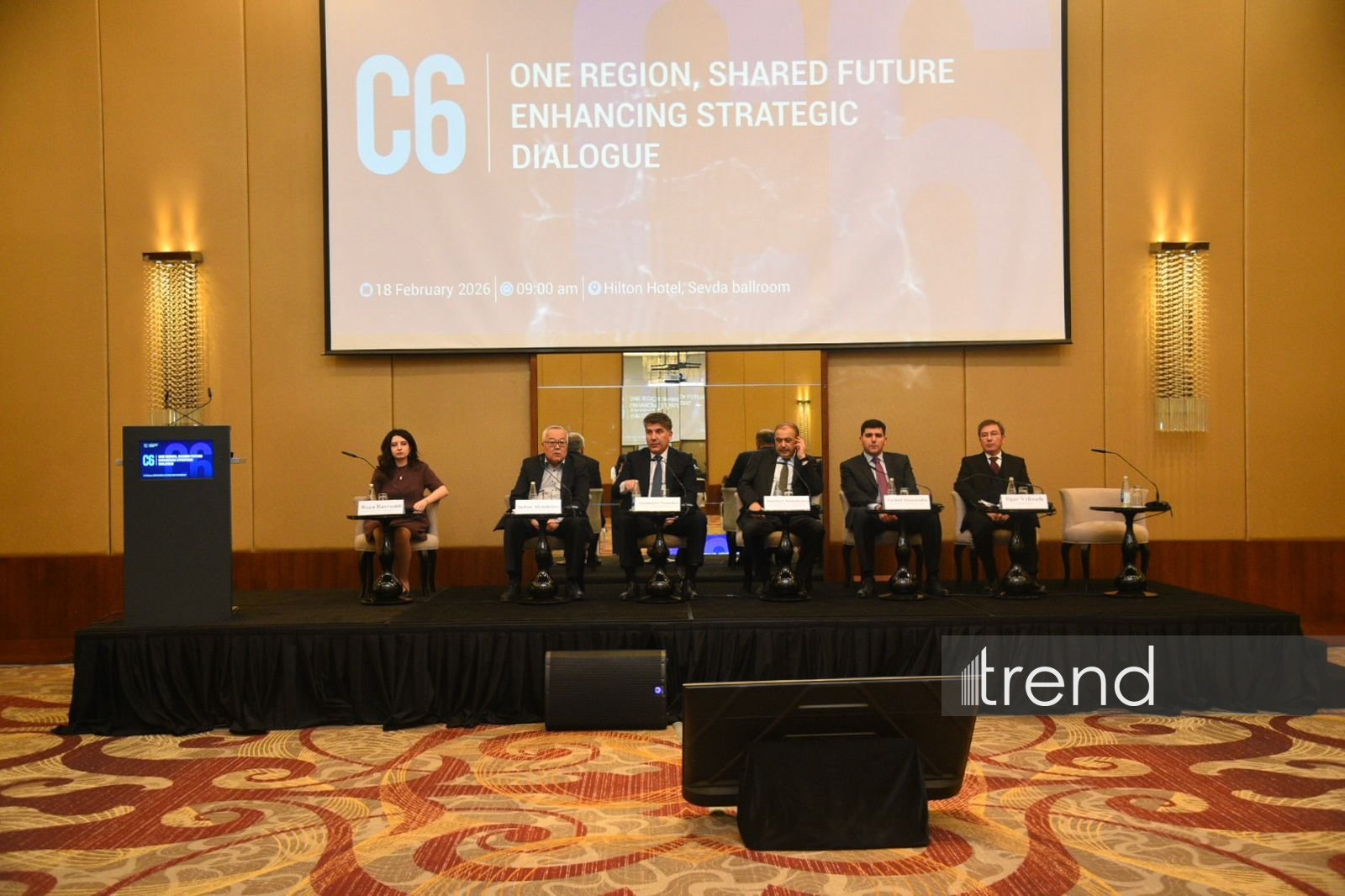 Int'l conference 'C6: One region, shared future – enhancing strategic dialogue' wraps up in Baku (PHOTO)
