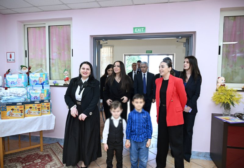 Leyla Aliyeva visits “Hannah and Rozafa” orphanage and “Mother Teresa” University Hospital Center in Tirana (PHOTO)
