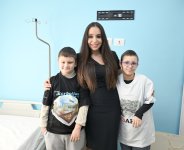 Leyla Aliyeva visits “Hannah and Rozafa” orphanage and “Mother Teresa” University Hospital Center in Tirana (PHOTO)