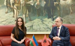 Heydar Aliyev Foundation VP Leyla Aliyeva meets with President of Albania Bajram Begaj in Tirana (PHOTO)
