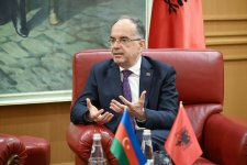 Heydar Aliyev Foundation VP Leyla Aliyeva meets with President of Albania Bajram Begaj in Tirana (PHOTO)