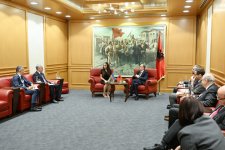 Heydar Aliyev Foundation VP Leyla Aliyeva meets with President of Albania Bajram Begaj in Tirana (PHOTO)
