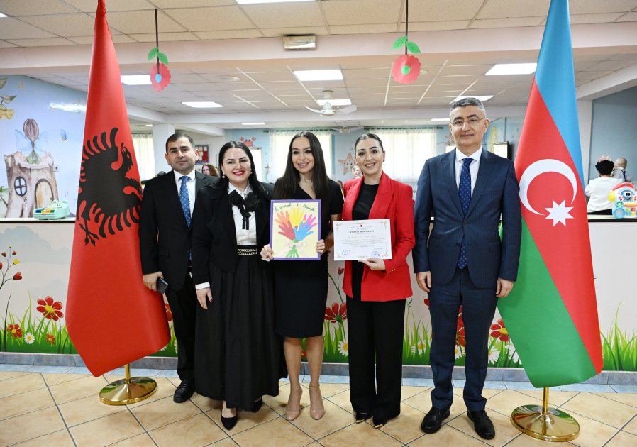 Leyla Aliyeva visits “Hannah and Rozafa” orphanage and “Mother Teresa” University Hospital Center in Tirana (PHOTO)