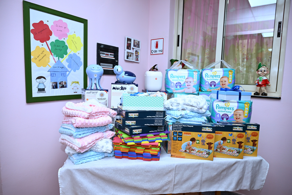 Leyla Aliyeva visits “Hannah and Rozafa” orphanage and “Mother Teresa” University Hospital Center in Tirana (PHOTO)