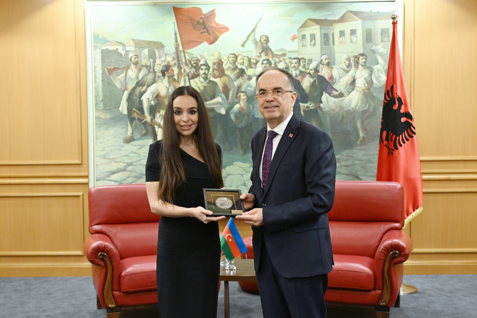 Heydar Aliyev Foundation VP Leyla Aliyeva meets with President of Albania Bajram Begaj in Tirana (PHOTO)