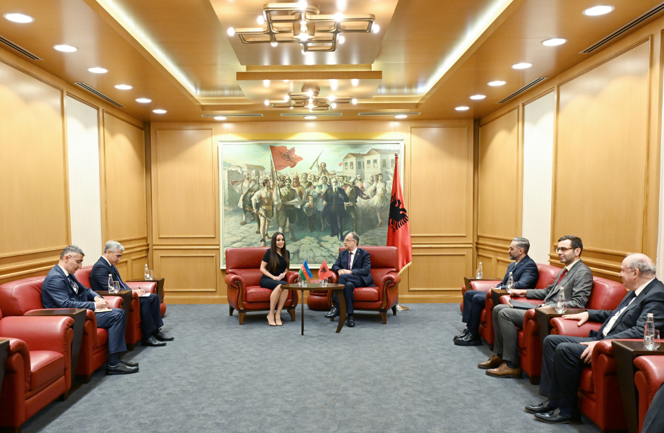 Heydar Aliyev Foundation VP Leyla Aliyeva meets with President of Albania Bajram Begaj in Tirana (PHOTO)