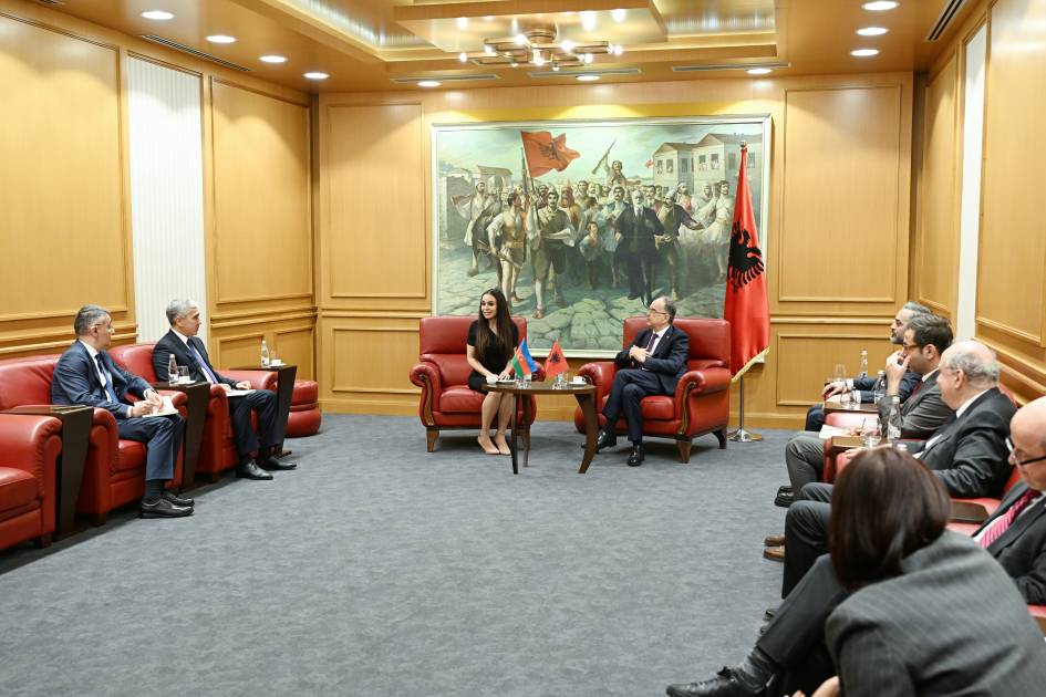 Heydar Aliyev Foundation VP Leyla Aliyeva meets with President of Albania Bajram Begaj in Tirana (PHOTO)