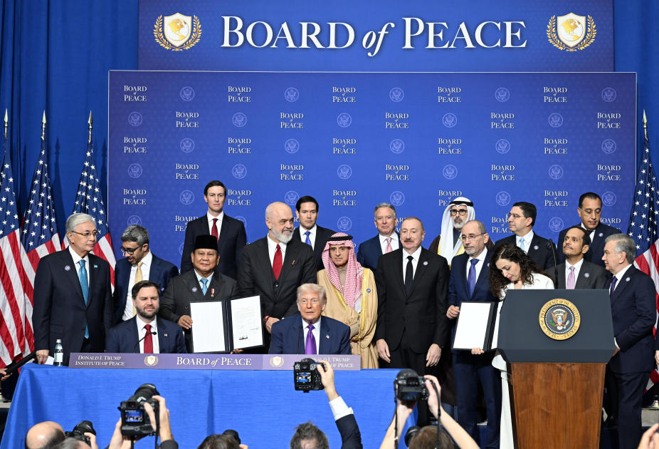 President Ilham Aliyev attended inaugural meeting of the Board of Peace in Washington (PHOTO/VIDEO)