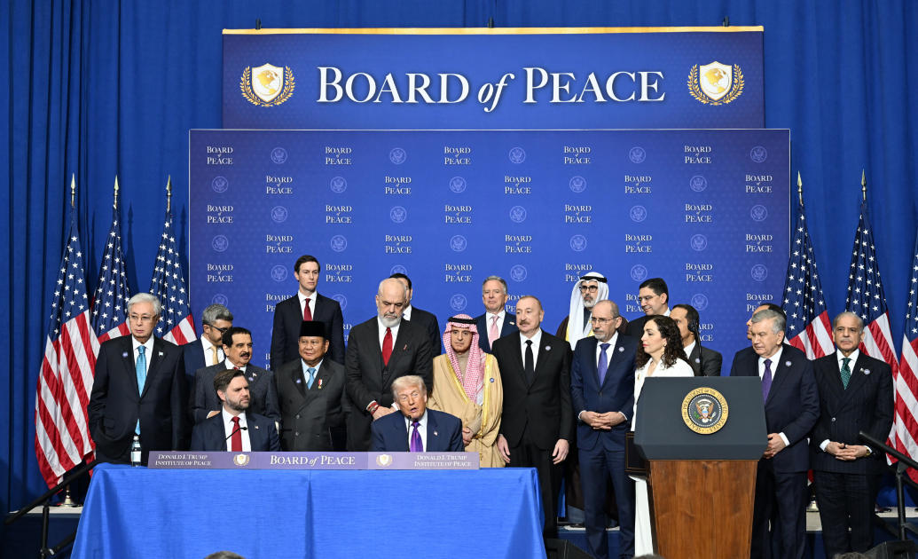 President Ilham Aliyev attended inaugural meeting of the Board of Peace in Washington (PHOTO/VIDEO)