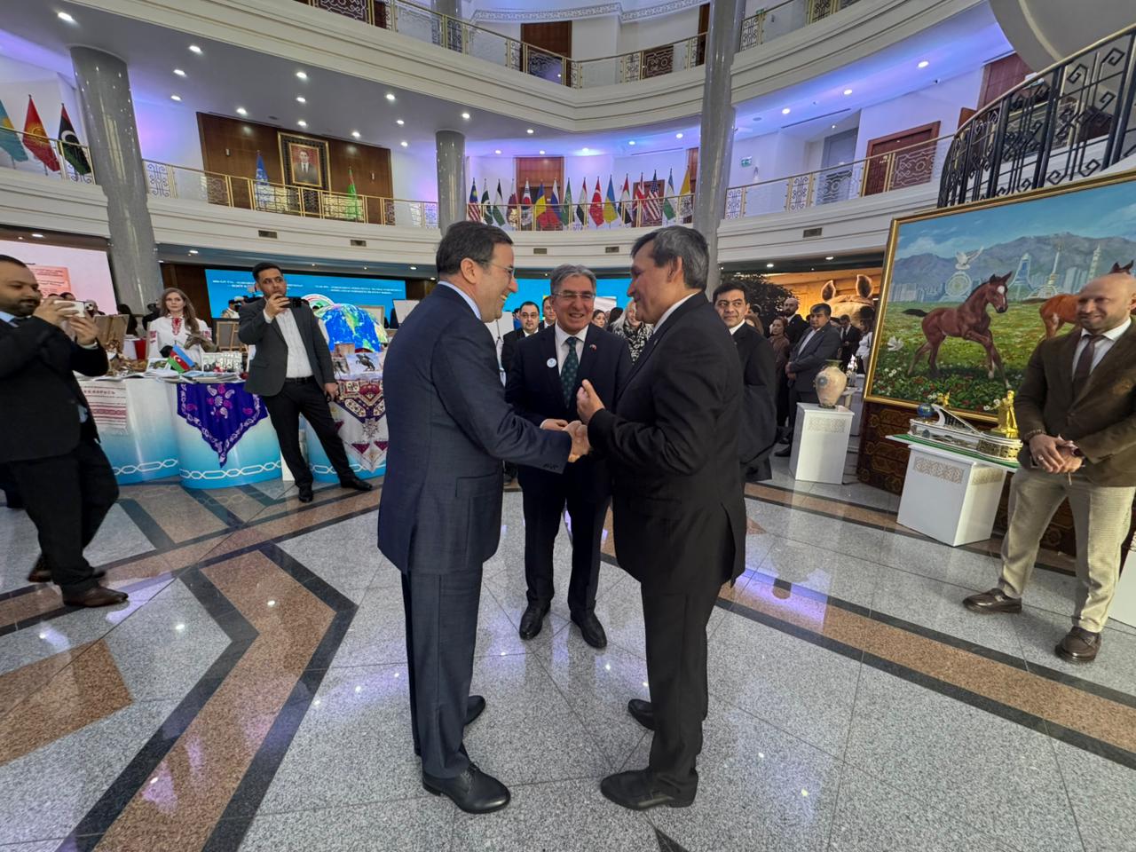 Embassy of Azerbaijan participates in International Exhibition dedicated to “Diplomacy Day” held in Turkmenistan (PHOTO)