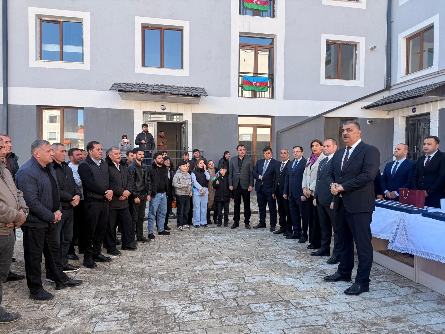 First wave of ex-IDPs receives house keys in Azerbaijan's Khojavend (PHOTO)